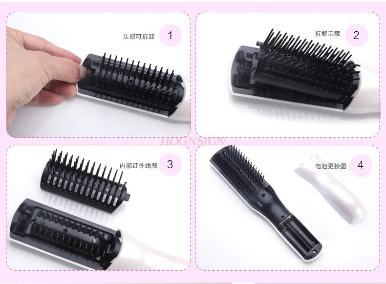 Therapy Infrared Hair Scalp Massager Stop Hair Loss keratin Treatment Electric Massage Comb For Hair Growth
