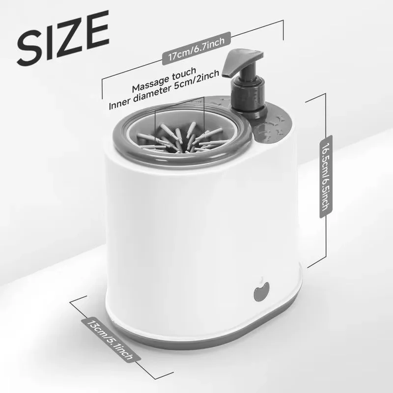 Pet Automatic Foot Washing Machine Household Electric Foot Washing Machine Dog And Cat Paw Cleaner Non Wiping Foot Washing view 4