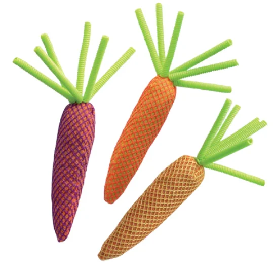 KONG Nibble Carrots For Cats Toy Assorted One Size