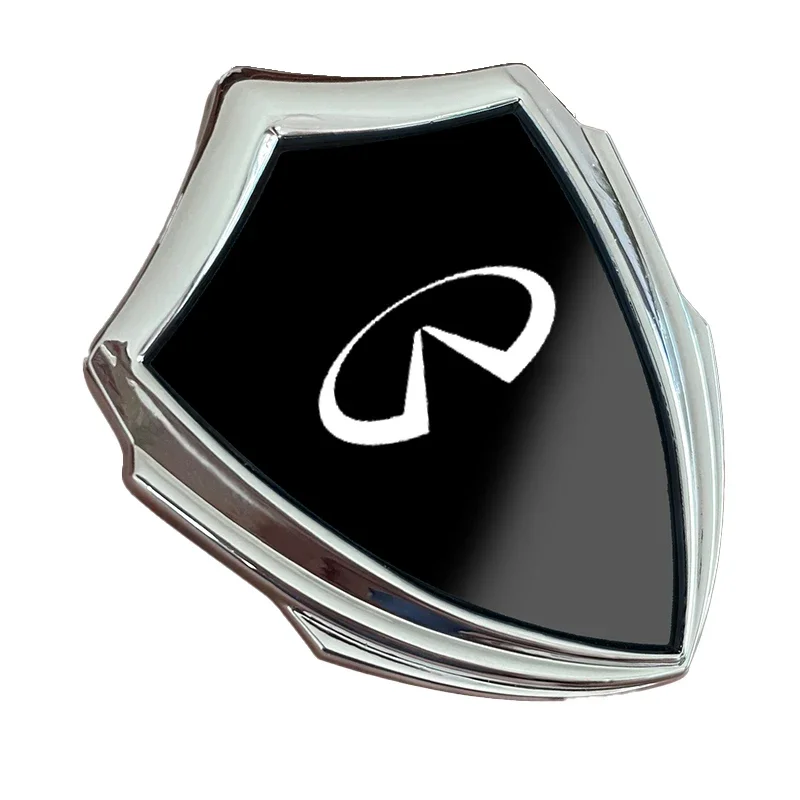 ملصق ثلاثي الأبعاد من ألياف الكربون Q50 ، ملصقات سيارات ديكو خارجية ، ملصق سيارة معدني ، ملحق سيارة ، إكسسوارات سيارات ،-من من من من من الخارج #6