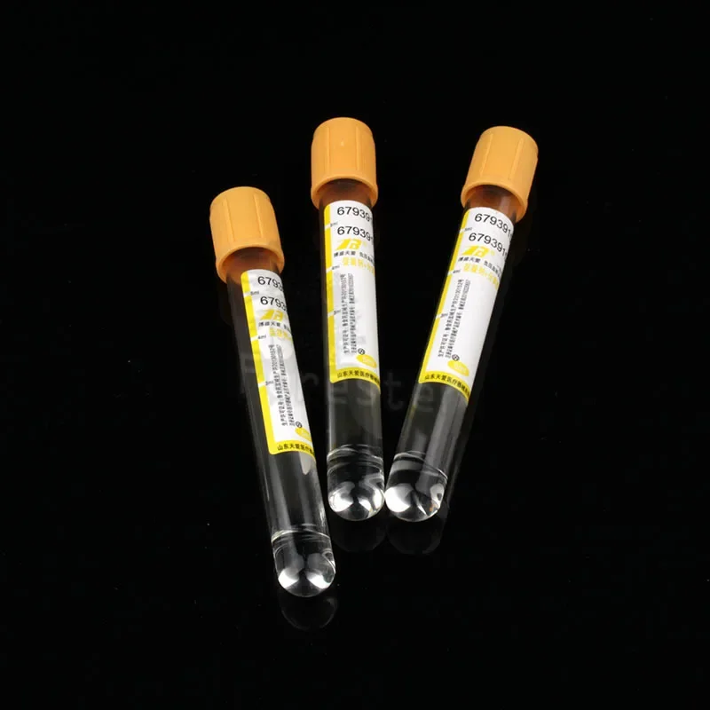 Veterinary Laboratory Vacuum Blood Collection Tubes Separation Gel Serum Clot Activator Coagulation Blood Collection  Tube 100ps