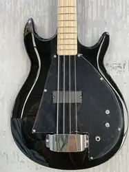 Electric BASS .made in China .black body, matte head, have logo! A mahogany body. In stock, G13