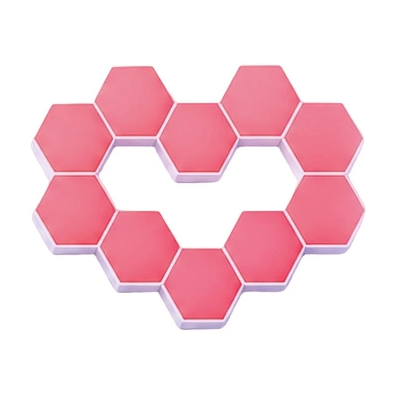 ABVA-RGB Quantum Light Smart LED Wall Lamp DIY Decor Sound Pickup Atmosphere For Game Room Music Rhythm Festival Esports