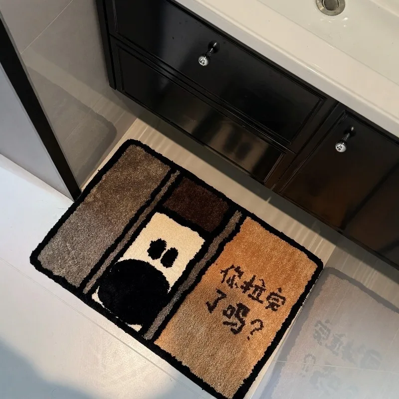 

Утолщенный коврик для ванной, противоскользящий коврик для ванной, влаговпитывающий коврик для туалета, ковер для ванной комнаты