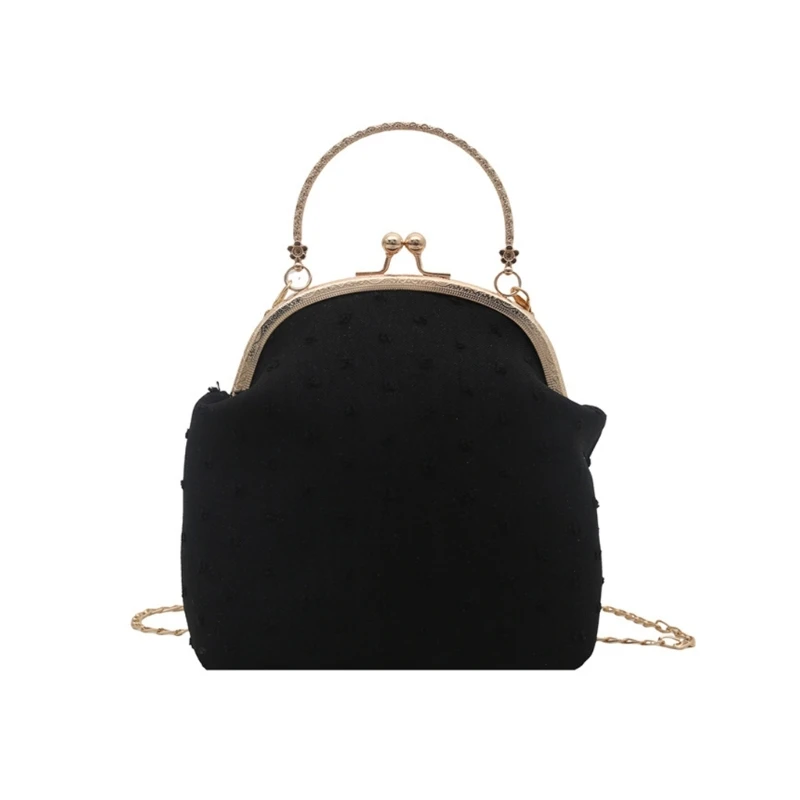 

H3CB Elegant Evening Bag Adjustable Chain Strap Compact Design for Prom Event