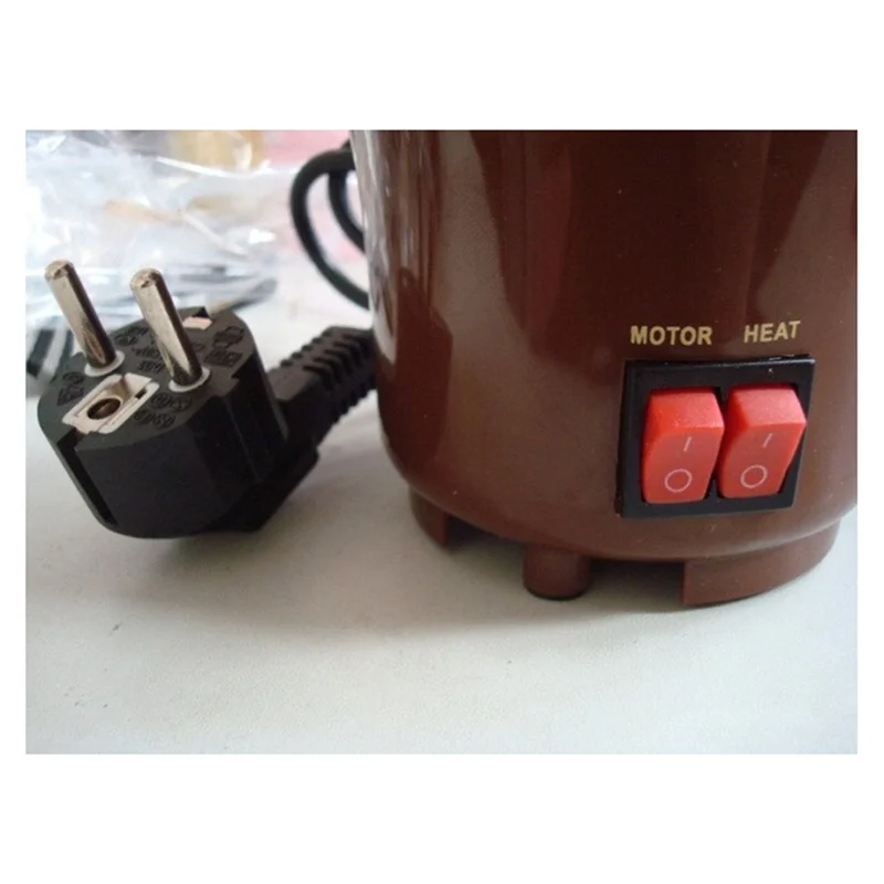 

ABBK-шоколадный фонтан, горячий горшок, мини-водопад, машина для горячего горшка, свадебный дом, мини-машина для плавления шоколада «сделай сам», вилка европейского стандарта