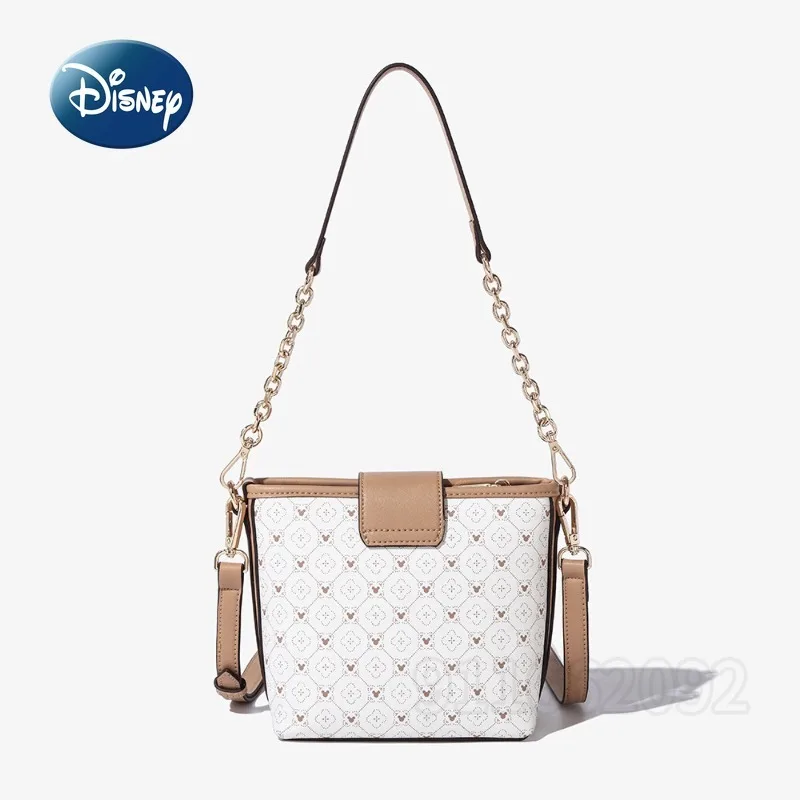Disney Mickey New Women's Shoulder Bag Luxury Brand Original Women's Shoulder Crossbody Bag Fashion Cartoon Print Women's Bag