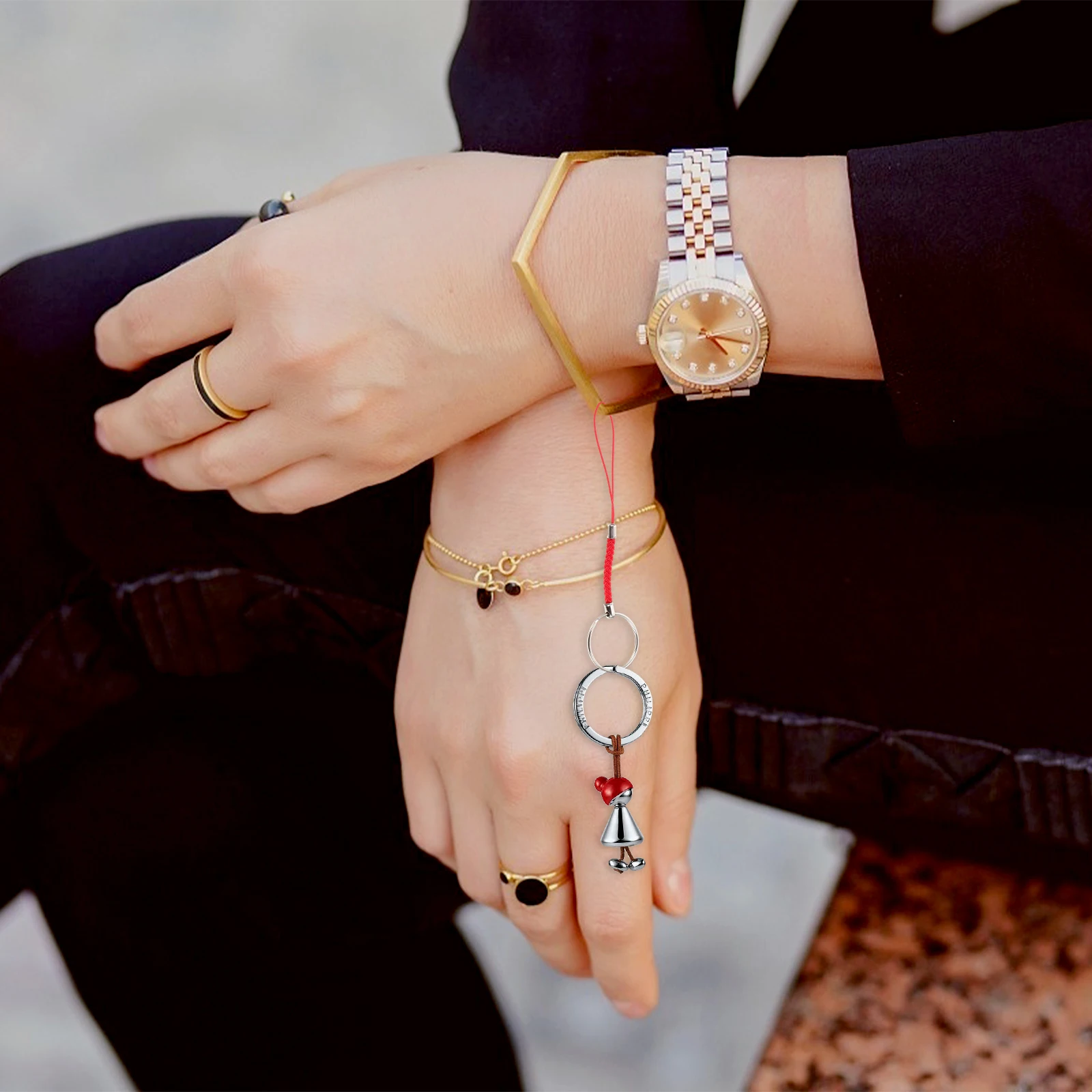 

50 Pcs Key Ring Lanyard Keychain Keychains Making Accessories Keyring Charms Tassels