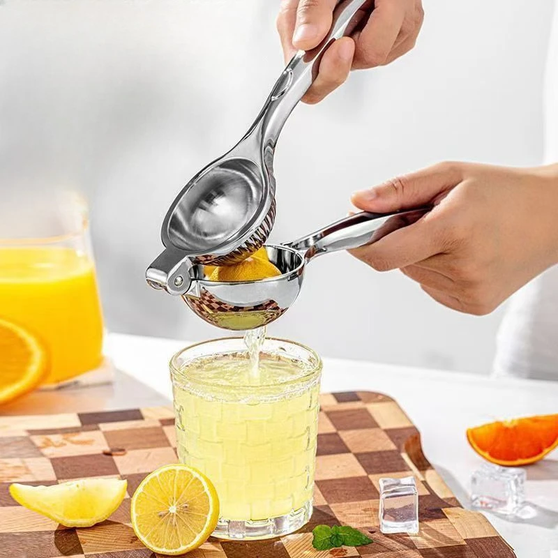 Edelstahl Manuelle Entsafter Prozessor Zitronenpresse Orange Obst Haushalt Zitrone Clip Obst Drücken Küche Zubehör