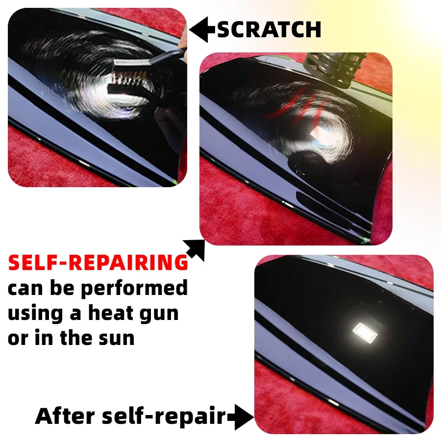 2025 Hoge kwaliteit 7,5 mm hydrofobe TPU PPF Anti-kras zelfherstellende autolakbeschermingsfilm