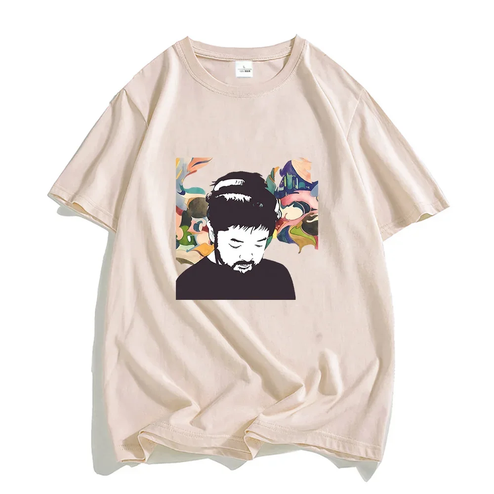 Lo-Fi Jazz Hip Hop Music Nujabes Seba Jun T-shirts MEN Portrait Cool Tshirts 100% Cotton T Shirts Harajuku LOOSE Sense of Design