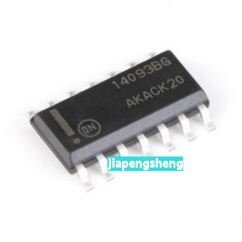 

(5PCS) Original authentic MC14093BDR2G SOIC-14 Schmidt trigger input four way 2 input and not gate