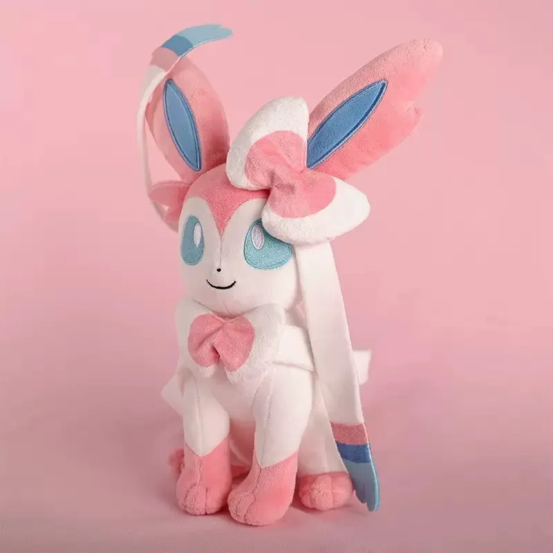 Pokemon Eevee familia juguete de peluche Sylveon Leafeon Umbreon Espeon Glaceon muñecos de peluche Kawaii regalo de cumpleaños de Navidad para niños