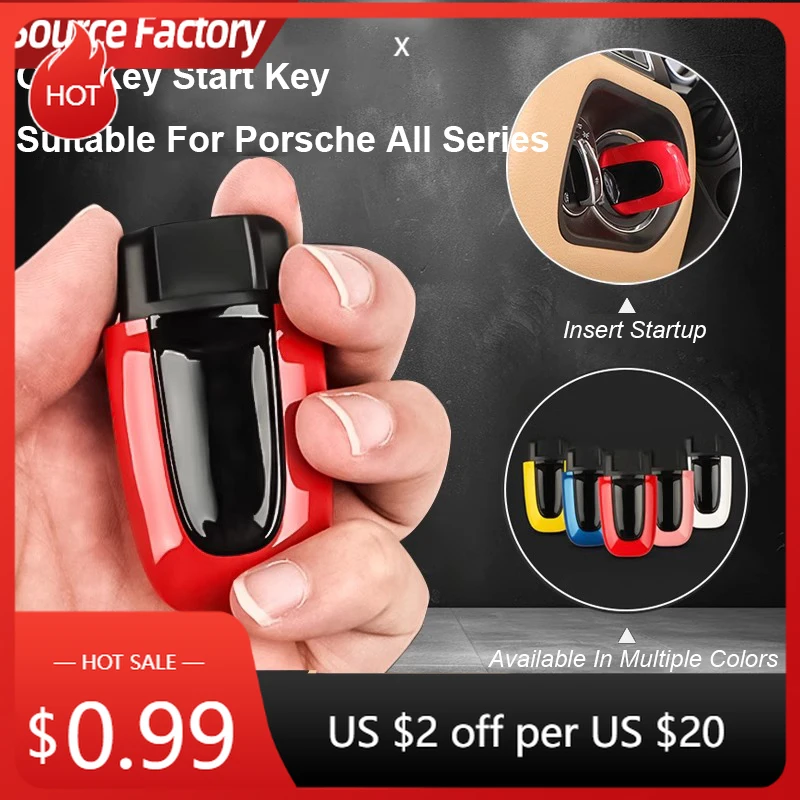 

Car Stickers For Porsche Cayenne Cayman Macan Paramera 911 Car Start Stop Engine Button Key Ignition Switch One key Start B