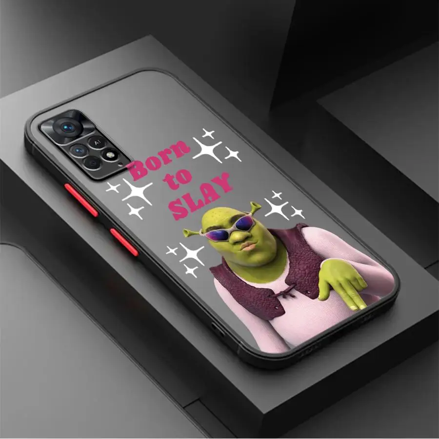 Capa macia para Xiaomi Redmi 10 A1 A5 A2 K40 Pro 9 Cute Fun M-MovieS S-Shreks