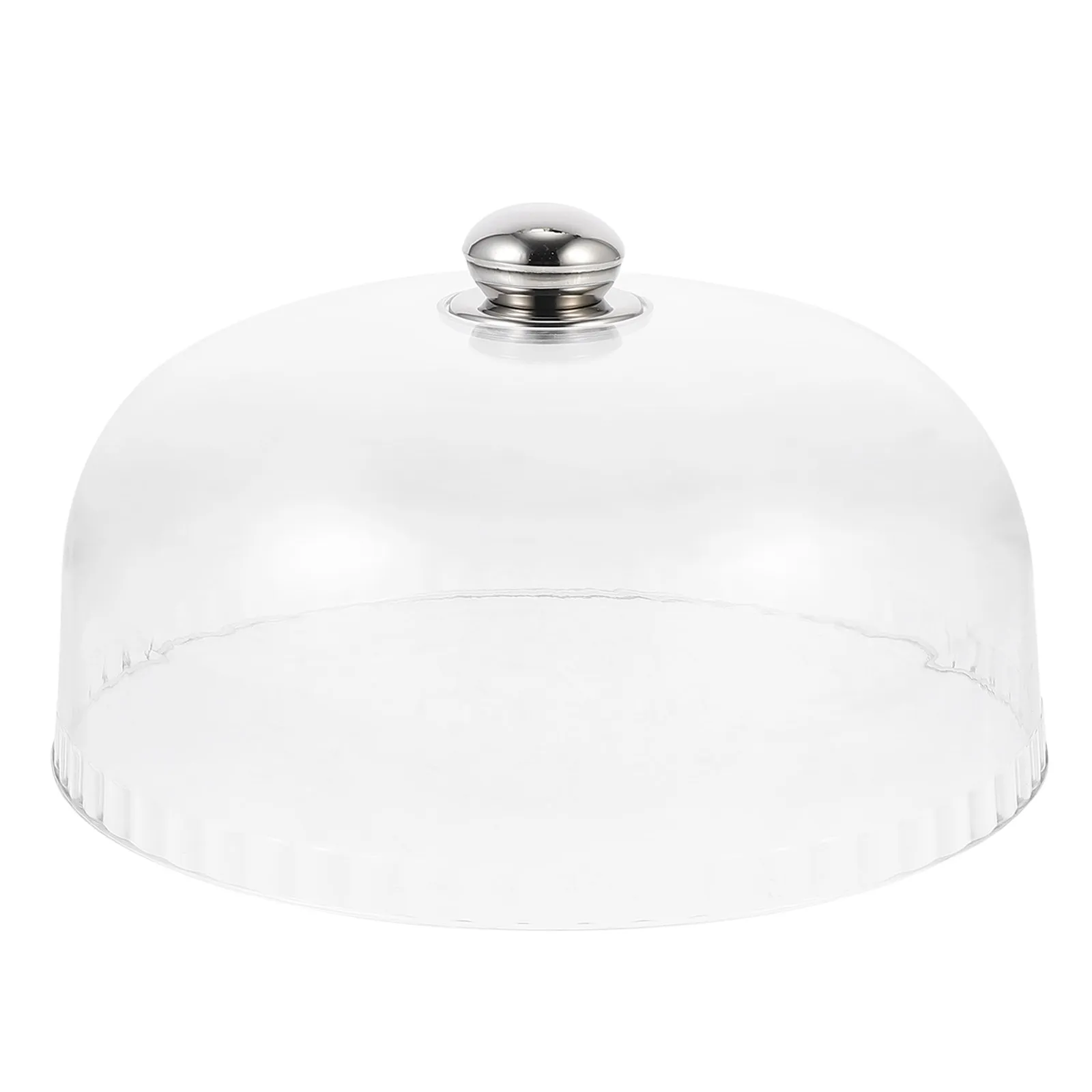 Premium Transparent Food Tray Cover for Dessert, Cake, Bread Display – Dustproof & Fly-Proof Clear Lid