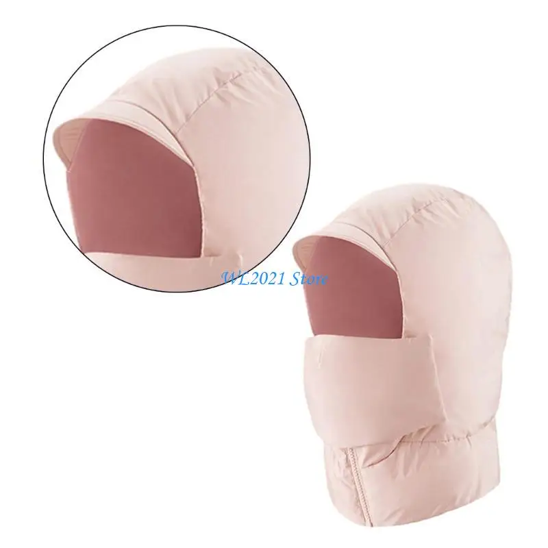 

G5GC Balaclava Men Face Cover Hooded Hat Sports Cap Hooded Neck Warmer for Outdoor