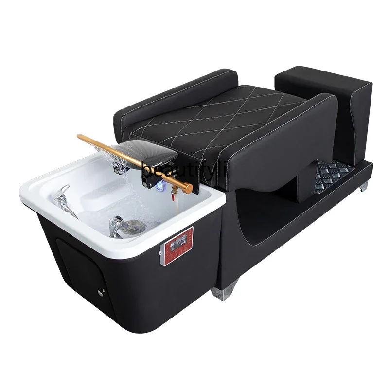 

B6 Half Lying Water Circulation Head Therapy Shampoo Chair for Hair Salon Thai Massage Beauty Hair Fumigation Flushing Bed