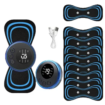 EMS Cervical Spine Massager Mini Electric Neck Massager Tens Low Pulse Neck Back Body…