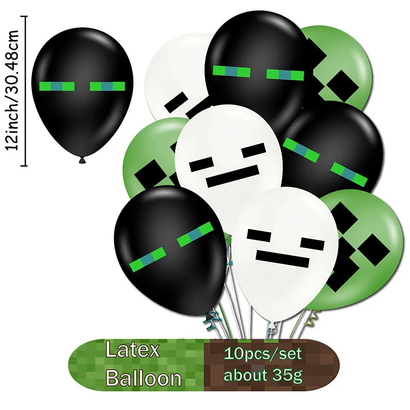 Pixel-Stil Edelstein-Goldschwert Geburtstagsparty-Dekoration Aluminiumfolienballon Kreatives Heimspiel-Requisit Festliche Feiertagsartikel