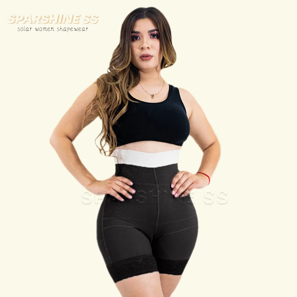 

High Waist Shaping Shorts Slimming Fajas Lace Body Shaper Girdle For Daily Life Use Butt Lifter Seamless Lace Underwear Panties