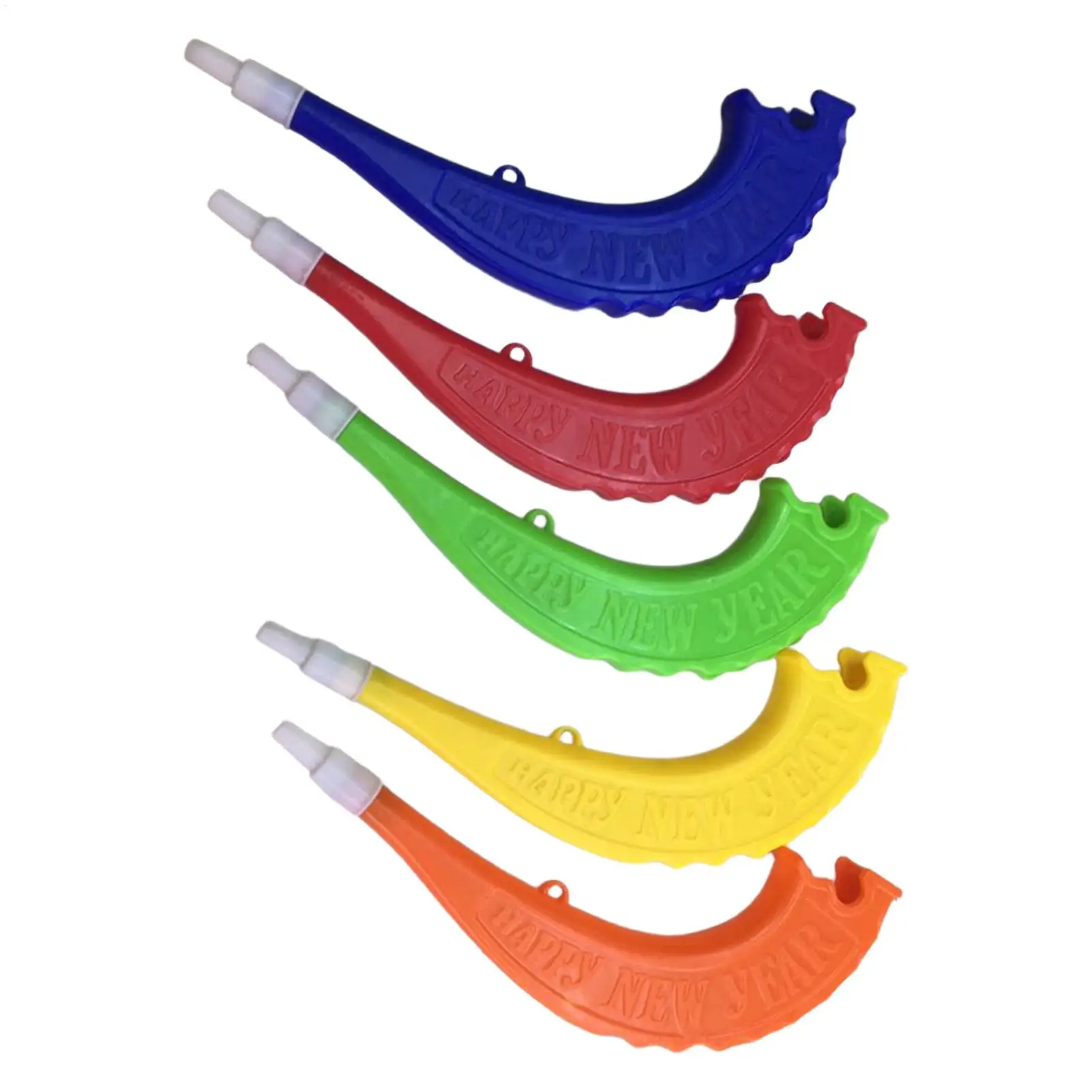 Stadium Cheer Horn Noise Maker Curved Cow Horn Fans Cheering Tool Football Game Graduation Party Carnival Gathering Accessory