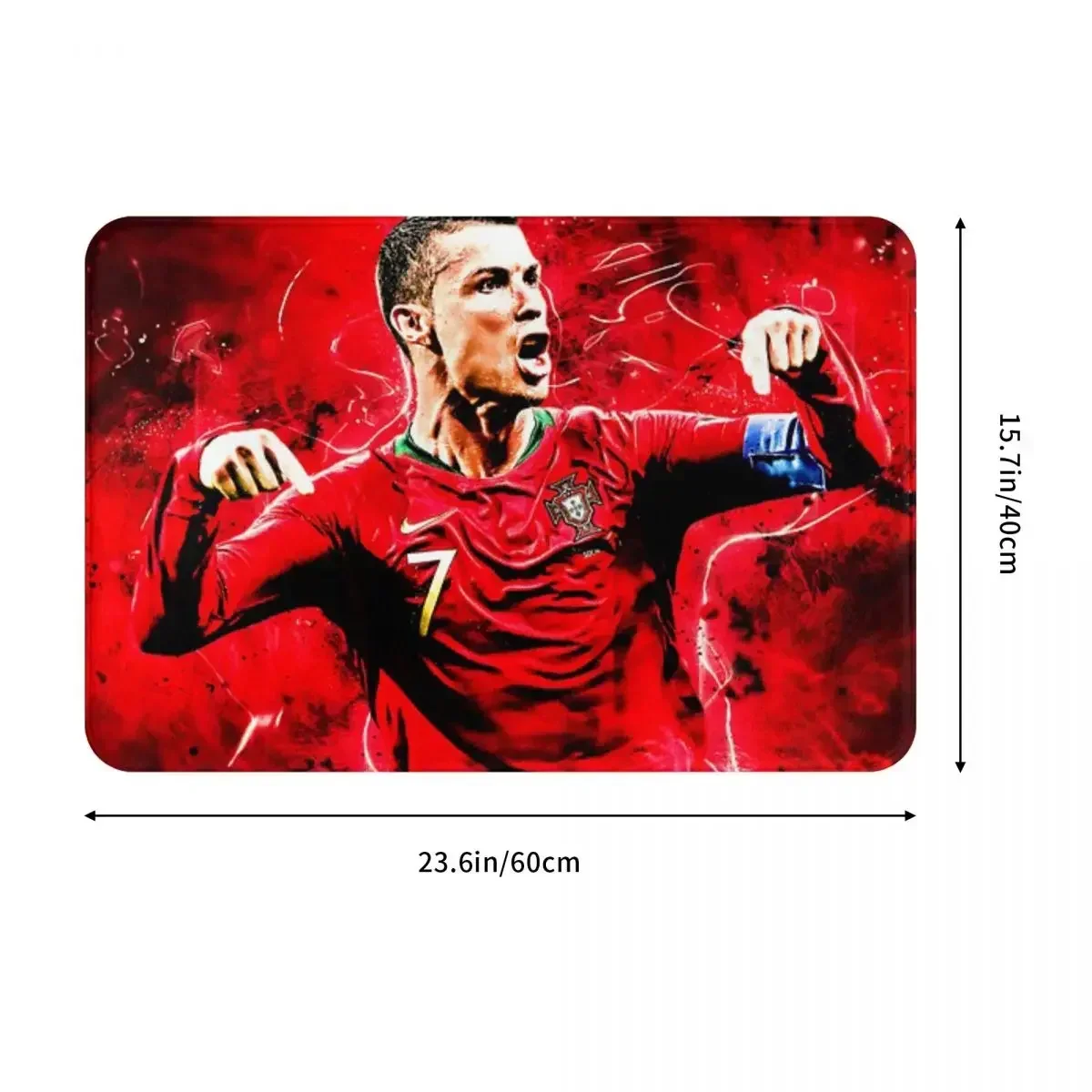 Cristiano Ronaldo Cr7 Doormat Floor Mat Antiwear Carpet Kitchen Entrance Home Rugs Mats Bathroom Living room Anti-slip Footpad