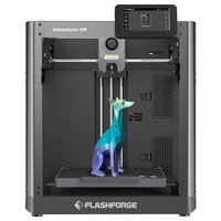 Flashforge Adventurer 5M 3D Printer, 600mm/s Max Sprinting Speed, Filament Runout Reminder, Power Loss Recovery, 220x220x220mm