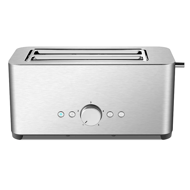 

Electric Automatic Pop-up Stainless Steel 4 Slice Bread Toaster Household Hotel Use Breakfast Maker Sandwich Maker