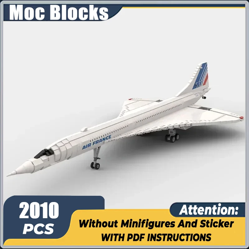 Moc Building Bricks Military Model 1:72 Scale Concorde Fighter Technology Modular Blocks Gifts Christmas Toys DIY Sets Assembly