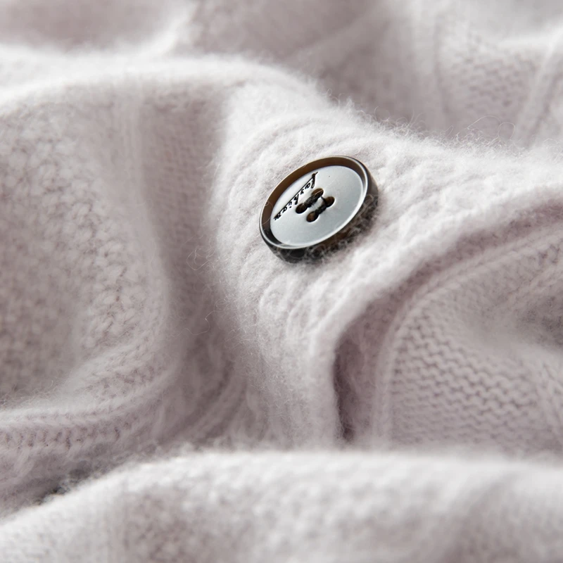 النساء 100% سترة الكشمير المعنقة س الرقبة تويست زهرة سميكة فضفاضة سترة تريكو أسلوب بسيط الخريف الشتاء الكشمير تريكو لينة القمم