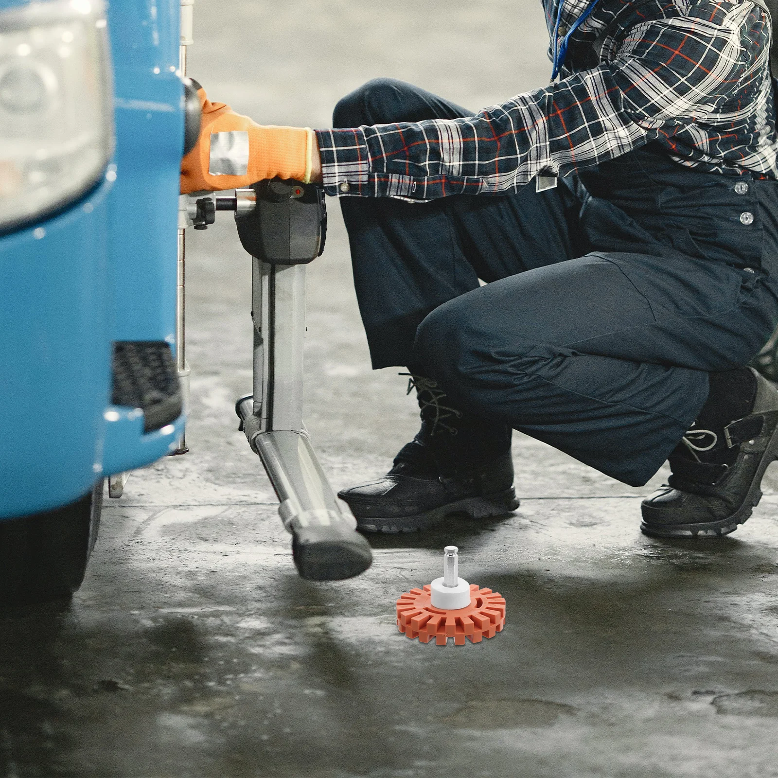 

Car Tire Polishing Wheel Durable Rubber Grinding Tool For Vinyl Decals Adhesive Stickers Pinstripes Removal Auto Repair Kit