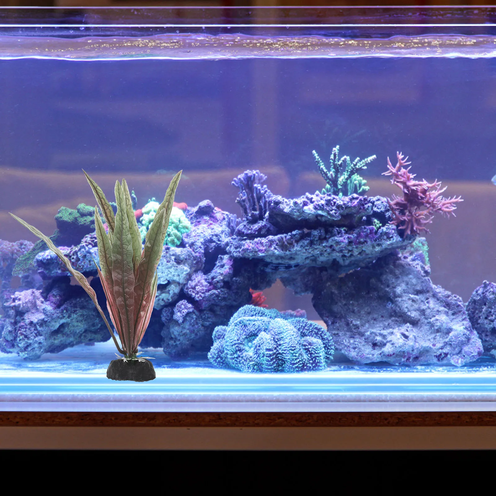 

Artificial Aquarium Plants Plastic Fish Tank Decorations Lifelike Seaweed Accessories for L scape Supplies Grass