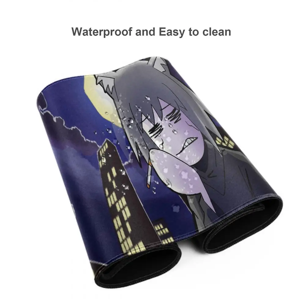 Neco-arc Gamer Cabinet Mouse Pad Anime Gaming Accessories Rubber Keyboard Office Tables Computer Desk Mat Carpet Mousepad