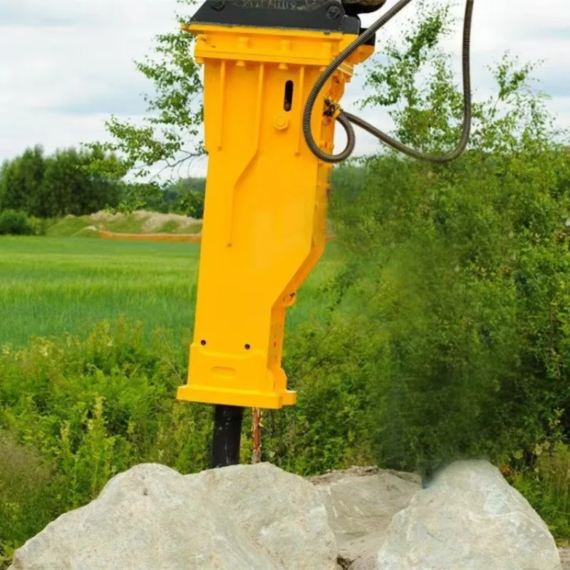 Customized Silent Type Hydraulic Breaker Hammer Low Noise Excavator Breaking Tool For Urban Construction