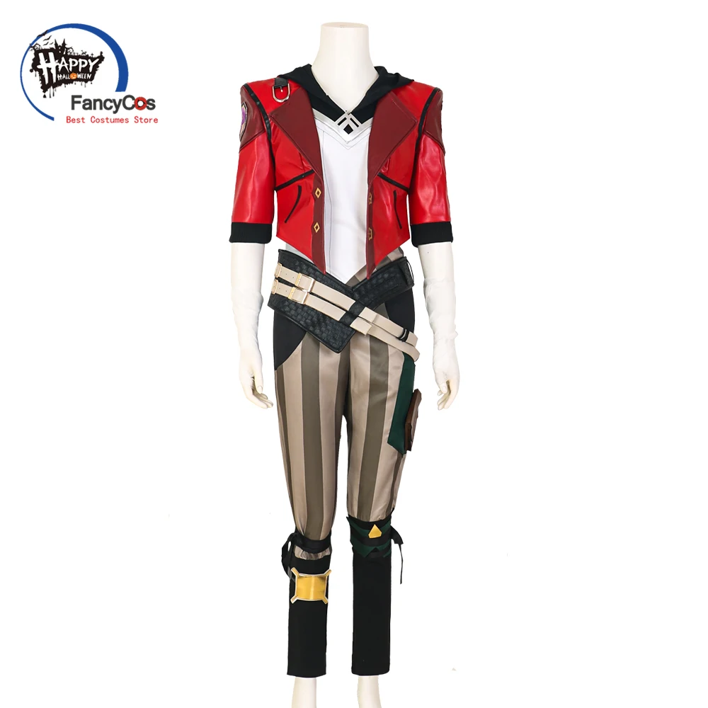 Vi Acrane Cosplay LOL Costume gioco Arcane Vi parrucca Cosplay outfit Halloween Carnival Suit Costume di Halloween su misura