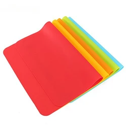 Rectangle 30*40cm Silicone Place Mats Heat Resistant Non Slip Table Mats