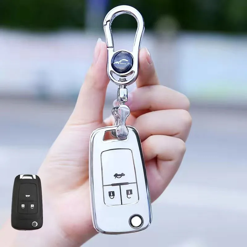 

For Chevrolet Cruze Trax Lova Malibu Buick Opel Astra Corsa ADAM S Antara Meriva Zafira Insignia GTC TPU Car Key Case Cover Fob