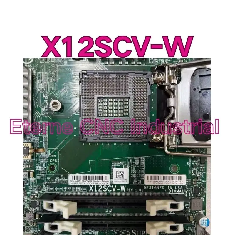 X12SCV-W W-1200 series CPU Mini ITX small board design, dual DDR4 memory slot test OK, second-hand fast shipping