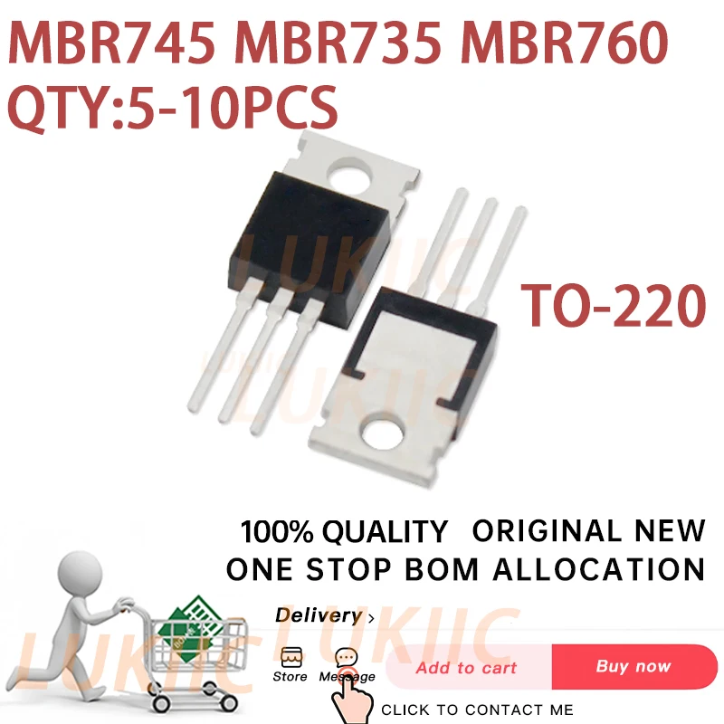 

(5-10 шт.) 100% новый MBR745 MBR735 MBR760