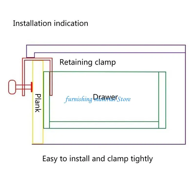 

Y5GD Efficient Fixing Aid Drawer Front Installation Clamps Versatile and Reliable