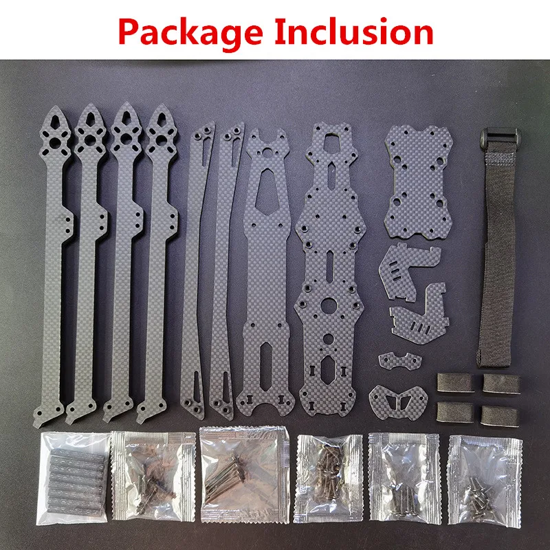 إطار مروحية رباعية من ألياف الكربون ، أجزاء طائرة بدون طيار ، RC ، FPV سباق ، حرة ، 4 ، MAK4 ، V2 ، 8 "، 9" ، 10"