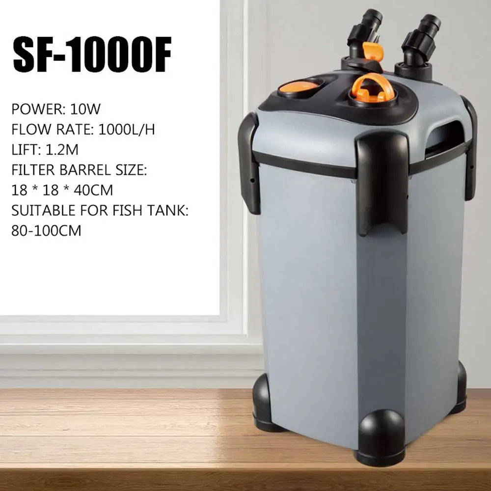 Filtro per acquario, barile del filtro, purificazione dell'acqua tre in uno, sterilizzazione e filtro multistrato silenzioso