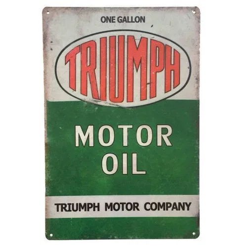 Motor Oil Tin Sign Petrol Motor Shed Garage Man Cave 30cmx20cm - New --Tin Sign