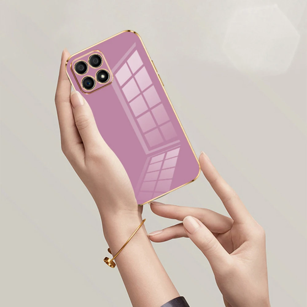 Picture 6: For Honor 70 Lite Case Honor 70 Lite Cover Luxury Square Plating Honor 70 Phone Case RBN-NX1 Shockproof Honor 50 Lite Back Cover