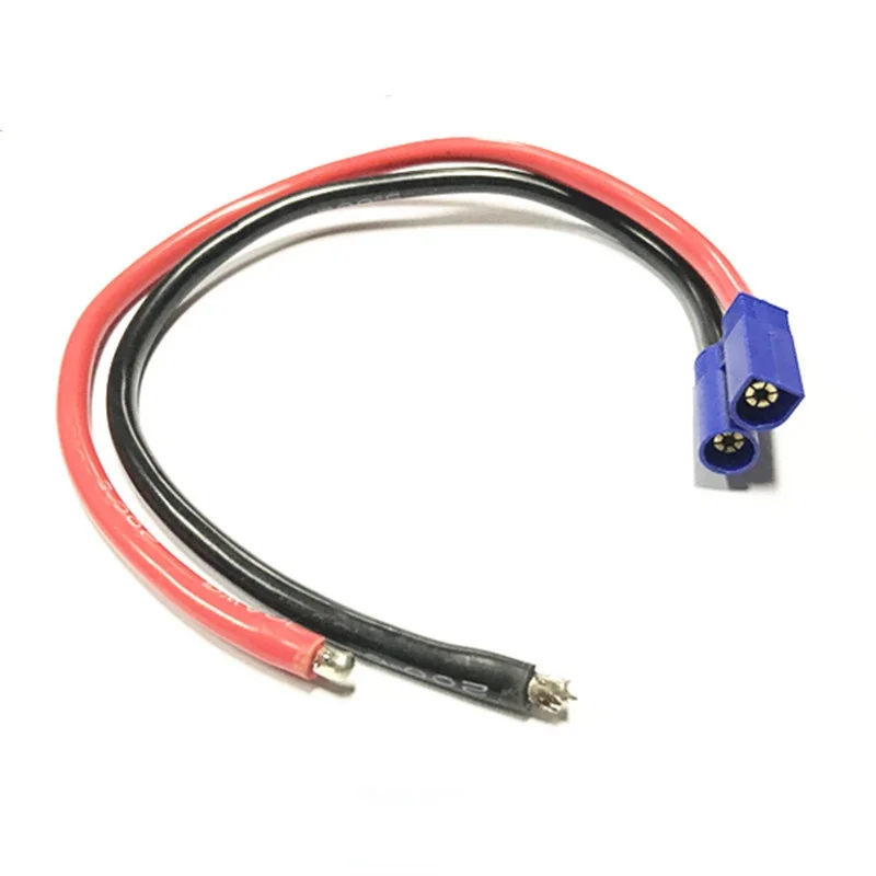 Imagem -06 - Cabo Flexível de Silicone Ec5 Macho e Fêmea Plug com Linha de Alta Corrente de Alimentação 10awg Carro Emergência Start 2-core Cabo de Alimentação