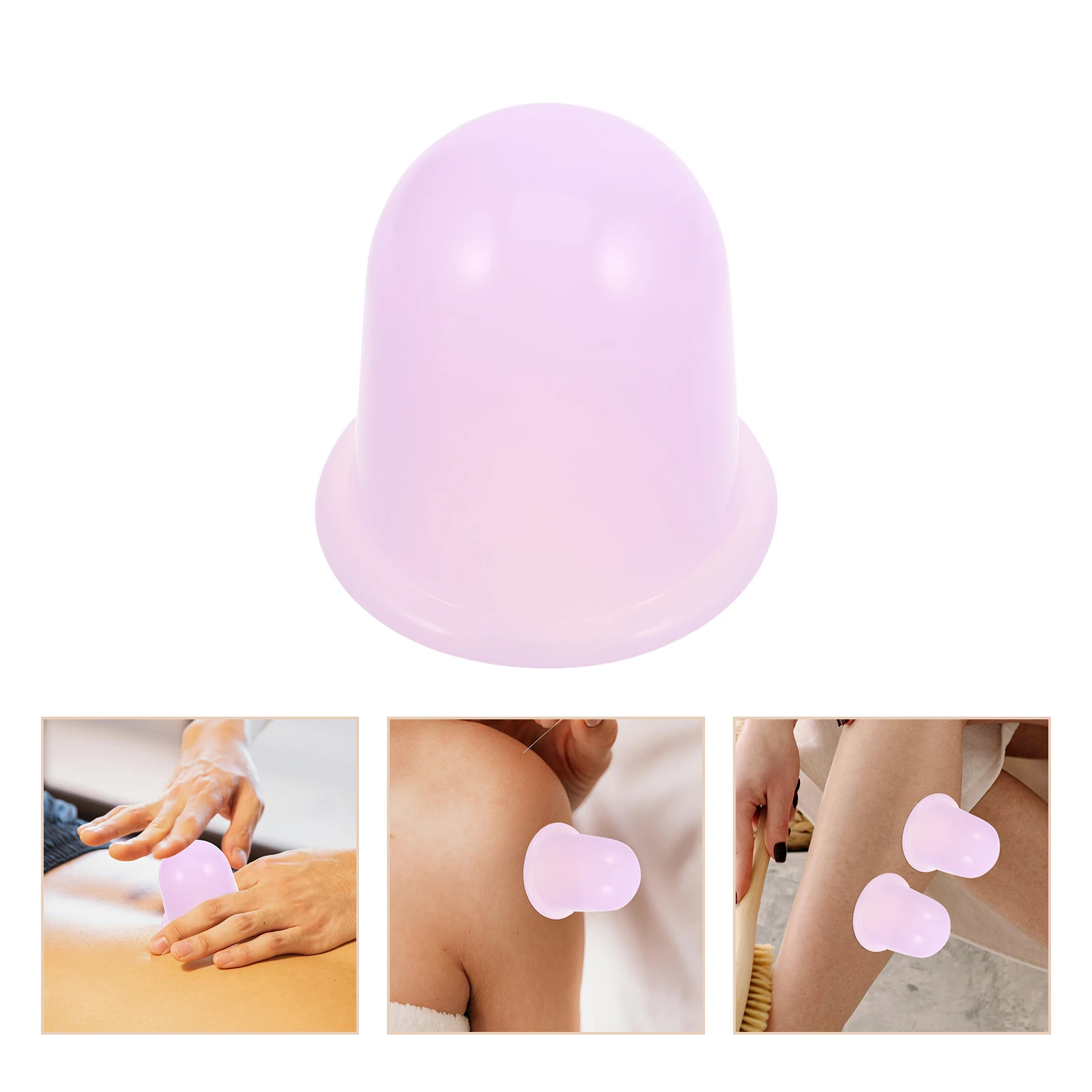 

4 Pcs Silicone Cupping Device Machine Mini Tool Massage Apparatus Silica Gel Beauty Massager Cups for Facial