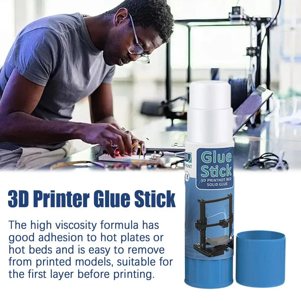 3D Printer Dedicated PVP Solid Glue Stick Solid Adhesive For Hot Bed Print Filament Non-Toxic Easy Removing 3D Printing Sup F2W6