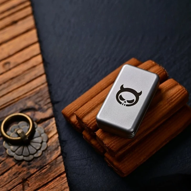EDC  Mechanical Magnetic Push Slider, Metal Pop Coin EDC Fidget Toy, Smooth Hand Feel Black Tech Stress Relief Gadget