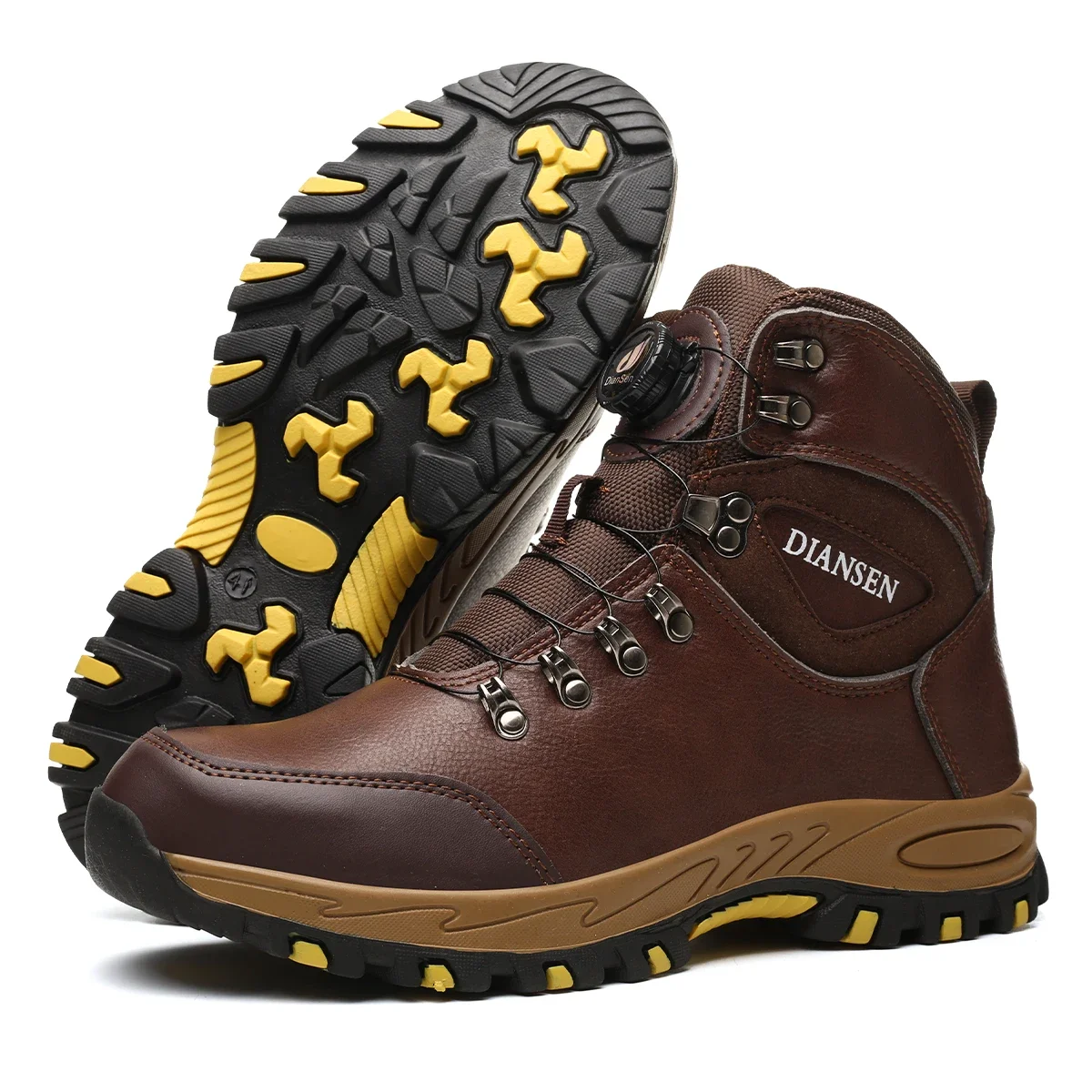 Puncture-Proof Protective Shoes Work Boots Tactical Boots Rotating Button Safety Shoes Men Work Sneakers Indestructible Shoes